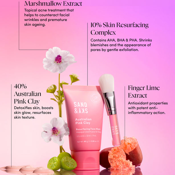 Australian Pink Clay Resurfacing Mask